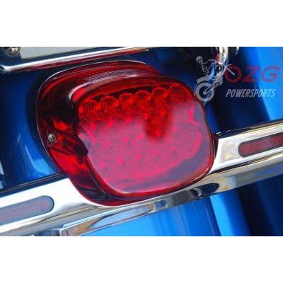 【並行輸入品】OZ-USA FLレッドLEDテールブレーキライト ハーレー ツーリング エレクトラ FLTR ロードキンググライド FLHTCU Iの画像