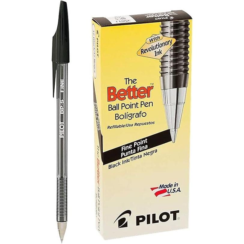 【並行輸入品】PILOT 35011 Better ボールペン スティックペン ブラックインク 7mm ダース　_1