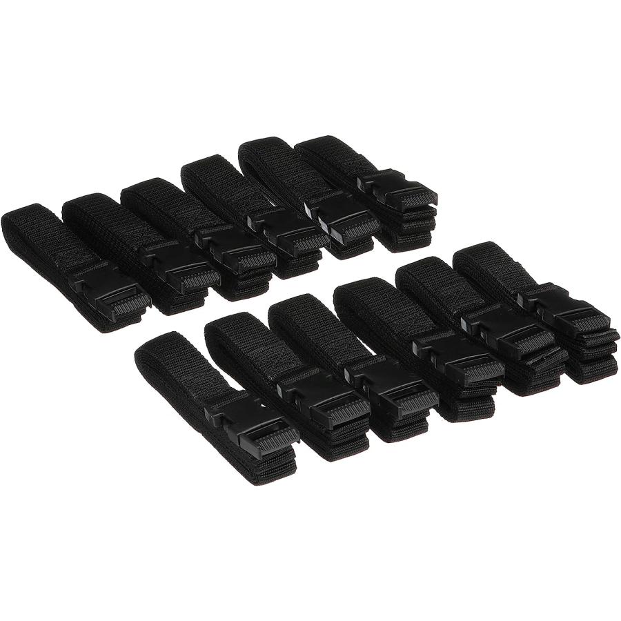 【並行輸入品】Seachoice ボートカバー タイダウンストラップ ダウンキット ブラック ストラップ12本付き　_5