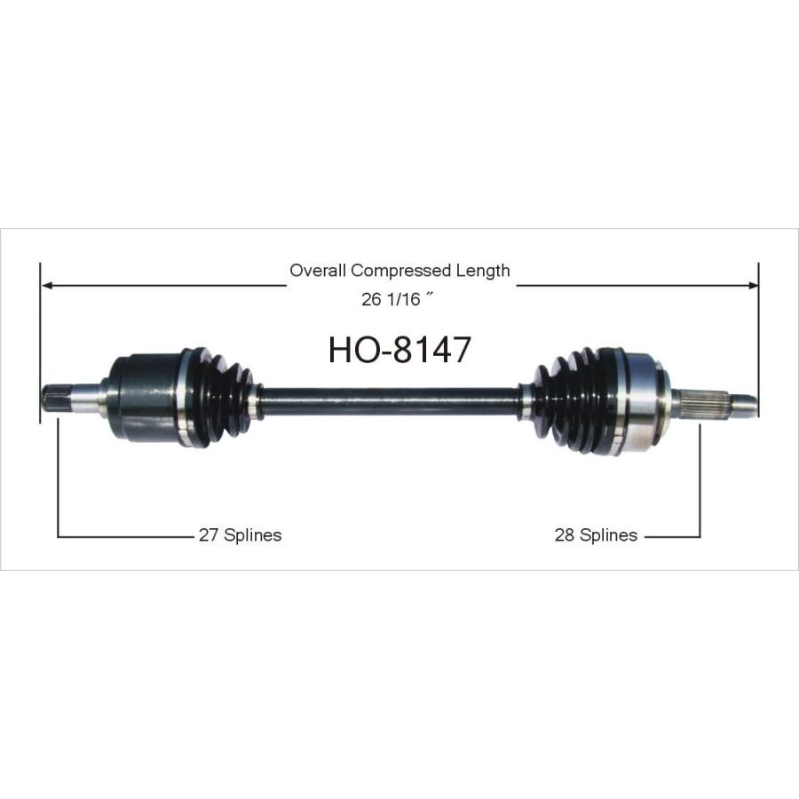 【並行輸入品】SurTrack HO-8147 CV 車軸シャフト　_1