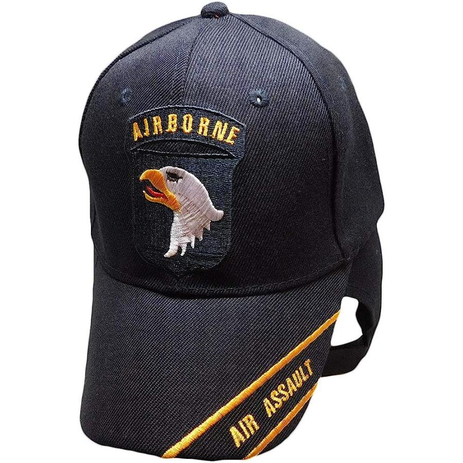 101st Airborne Air Assault Black Baseball Style Embroidered Hat Ball Cap USA　並行輸入品｜dep-dreamfactory｜02