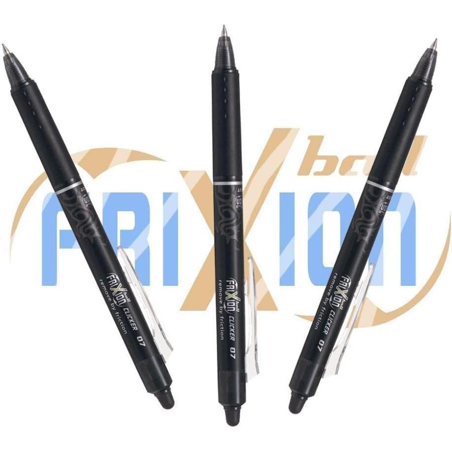 並行輸入品】Pilot ブラック フリクションクリッカー ノック式 細字
