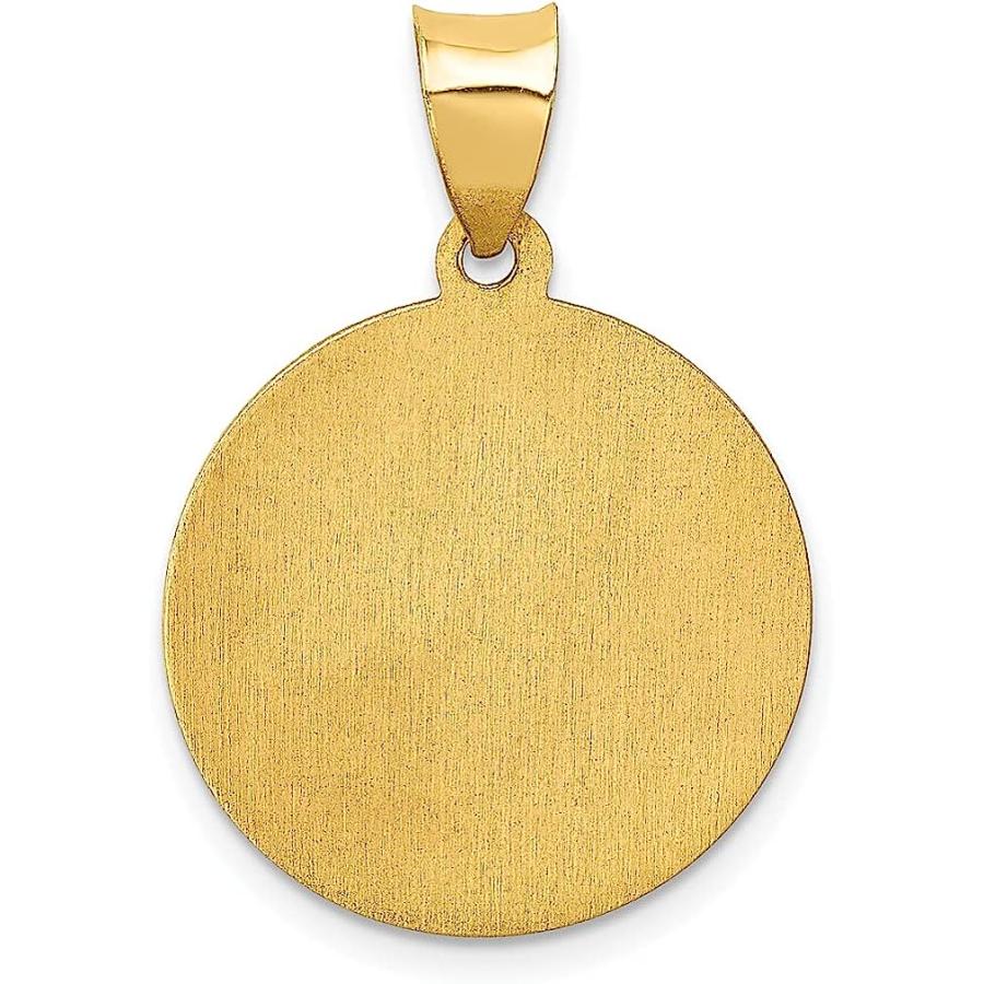 【並行輸入品】Iceカラット14 KイエローゴールドSaint Jude Thaddeus MedalペンダントチャームネックレスReligiousの画像