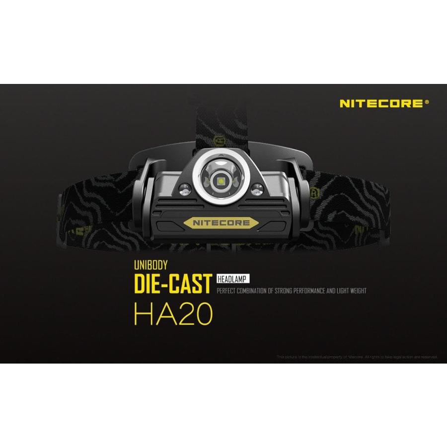 【並行輸入品】Nitecore HA20 300 Lumens CREE LED headlamp Bundled with Two EdisonBr_2