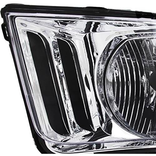 【並行輸入品】Spec-D Tuning LH-MST05-RS フォード マスタング Gt ベース シェルビー クローム クリア ヘッドライトの画像