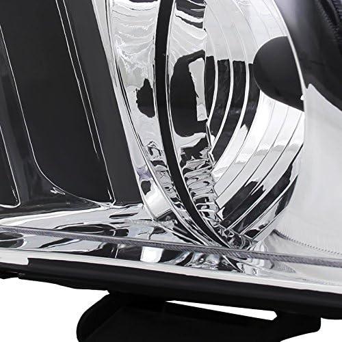 【並行輸入品】Spec-D Tuning LH-MST05-RS フォード マスタング Gt ベース シェルビー クローム クリア ヘッドライトの画像