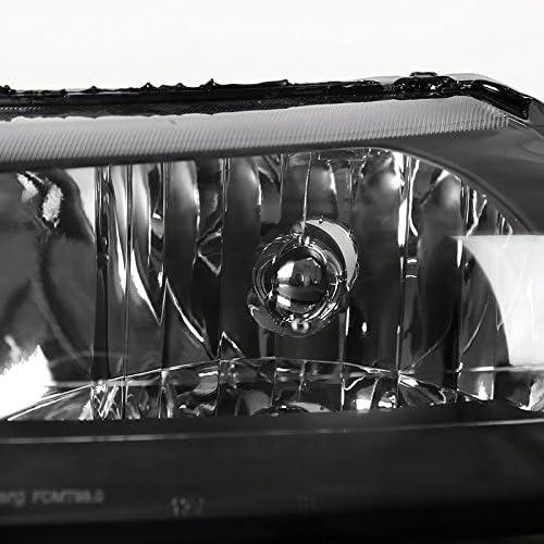 【並行輸入品】Spec-D Tuning LH-MST99JM-RS フォード マスタング GT V6 ヘッドライト ブラックランプの画像