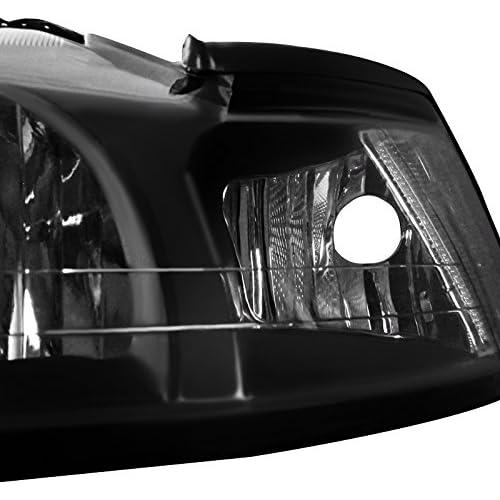 【並行輸入品】Spec-D Tuning LH-MST99JM-RS フォード マスタング GT V6 ヘッドライト ブラックランプの画像