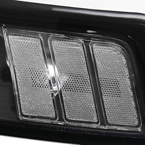 【並行輸入品】Spec-D Tuning LH-MST99JM-RS フォード マスタング GT V6 ヘッドライト ブラックランプの画像