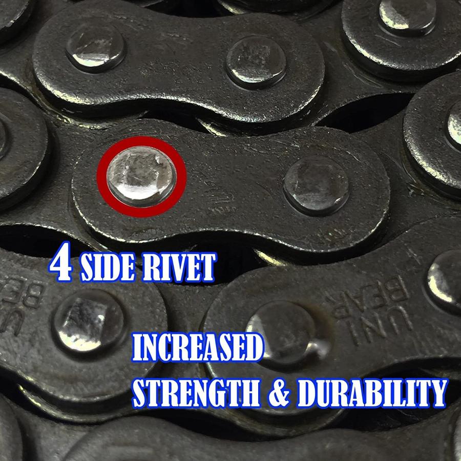 【並行輸入品】428H 136 Links Heavy Duty Drive Chain with Connecting Link for Motor_1