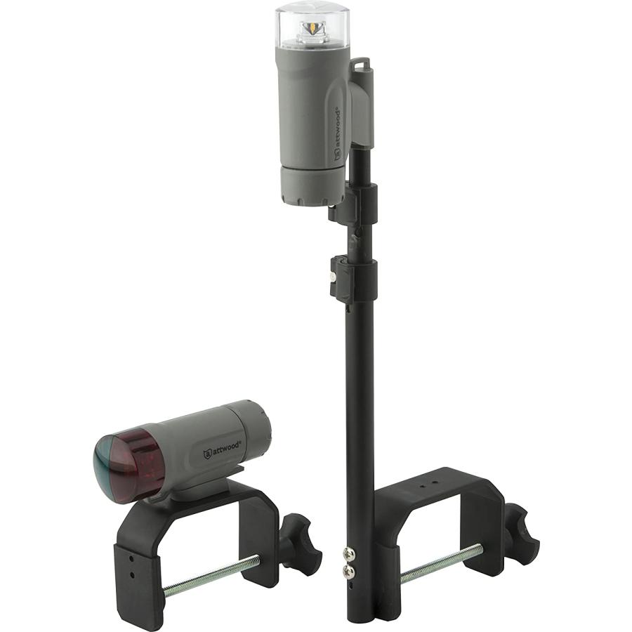 【並行輸入品】attwood 14190-7 Water-Resistant Portable Clamp-On LED Light Kit withの画像