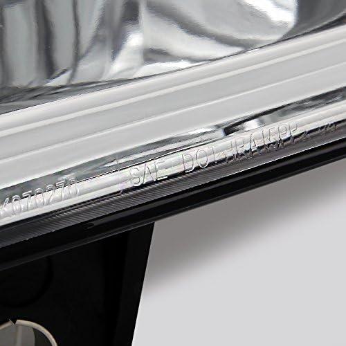 【並行輸入品】Dodge Grand Caravan クリアヘッドライト ヘッドランプ 運転席左+助手席右側交換用ペア　