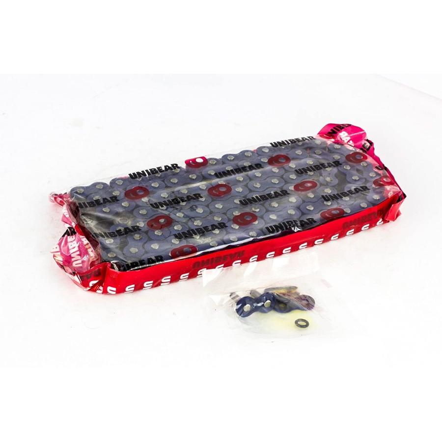 【並行輸入品】530 O-Ring 98 Links Drive Chain Blue with 1 Connecting Link for Mot