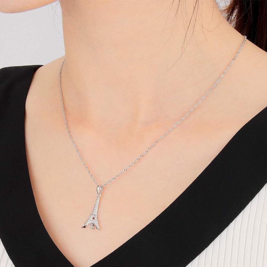 並行輸入品】GemsChest スターリングシルバー エッフェル塔ペンダント 