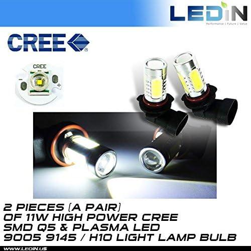 Web LEDIN 9005 H10 Plasma Projector LED Fog Driving Light Bulb 9145 HB3 11W White　並行輸入品