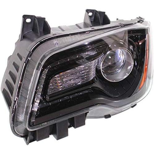 【並行輸入品】Evan-Fischer ヘッドライト 2012-2014 Chrysler 300 クリアレンズ 合成ハロゲン電球付き 運転席側　