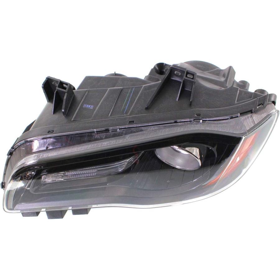 【並行輸入品】Evan-Fischer ヘッドライト 2012-2014 Chrysler 300 クリアレンズ 合成ハロゲン電球付き 運転席側　