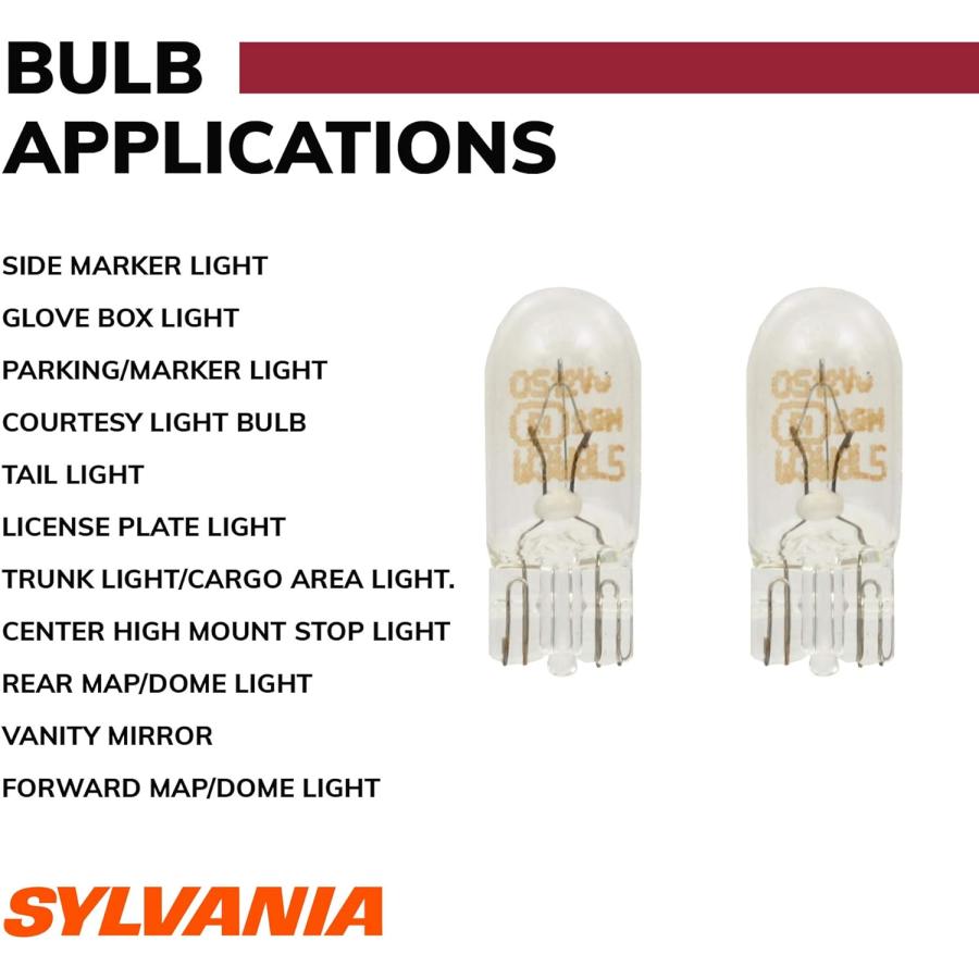 【公式ショップ】 SYLVANIA 2825ロングライフミニチュア電球、（2つの電球を含みます）　並行輸入品