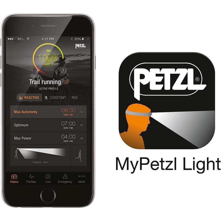 【並行輸入品】PETZL  NAO + Programmable  Rechargeable Headlamp with 750 Lumens and_2