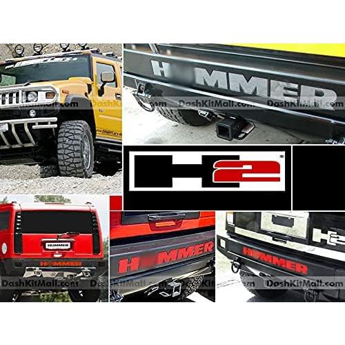 並行輸入品】クロームリアバンパーの文字挿入、ハマーh2ませんデカール