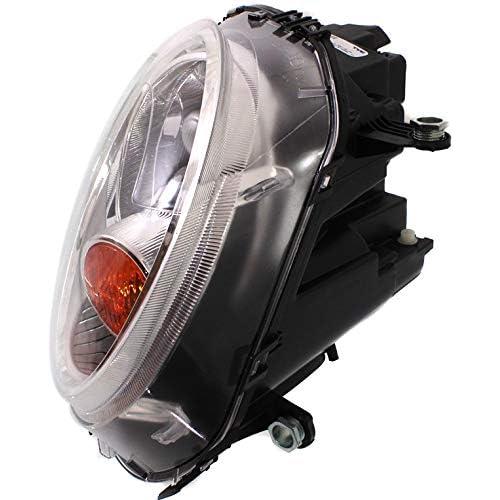 【並行輸入品】Evan-Fischer ヘッドライトアセンブリ 2007-2015 ミニクーパーハロゲン対応 イエローウィンカー 助手席側の画像