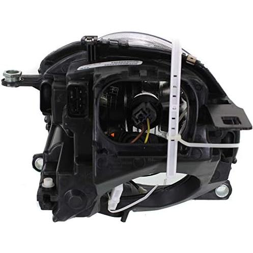 【並行輸入品】Evan-Fischer ヘッドライトアセンブリ 2007-2015 ミニクーパーハロゲン対応 イエローウィンカー 助手席側の画像
