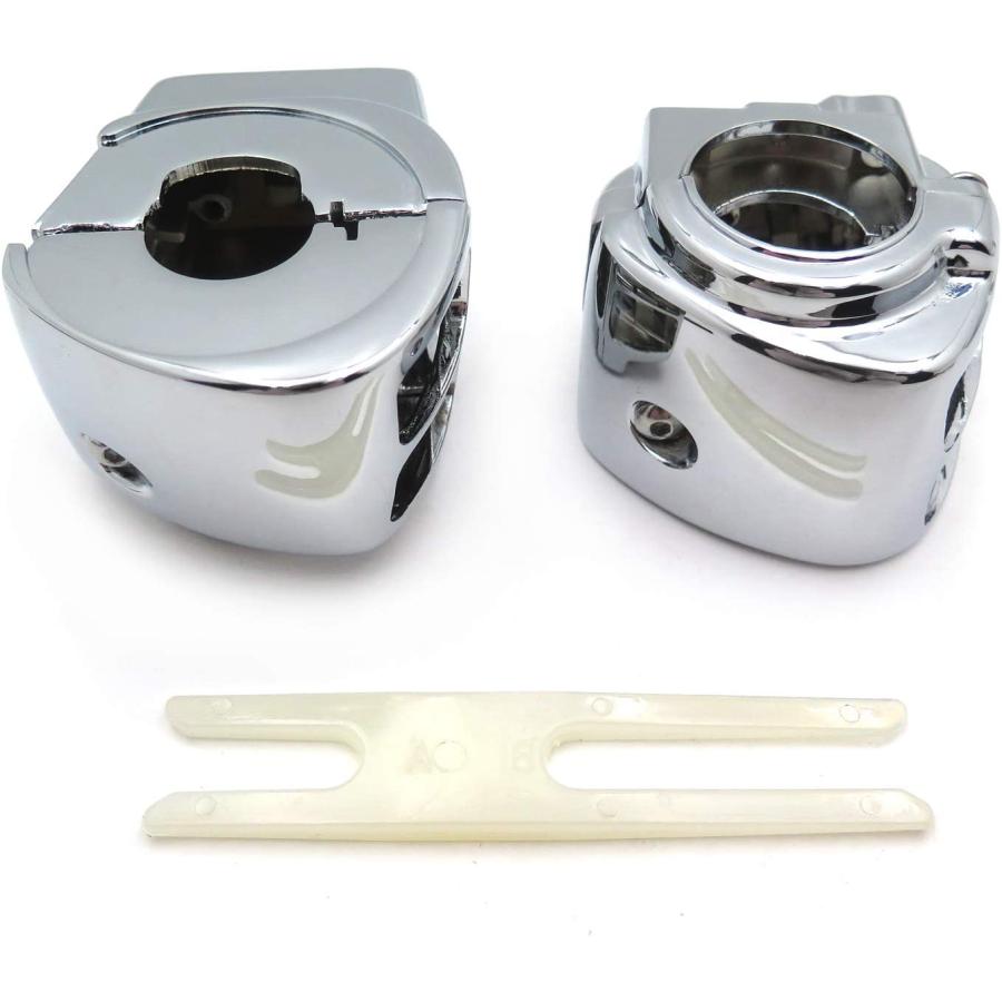 【並行輸入品】SMT-クローム スイッチハウジングカバー 2006-2013 Harley Street Glide FLHX 2010-2013 Hの画像