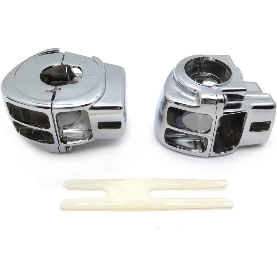 【並行輸入品】SMT-クローム スイッチハウジングカバー 2006-2013 Harley Street Glide FLHX 2010-2013 Hの画像
