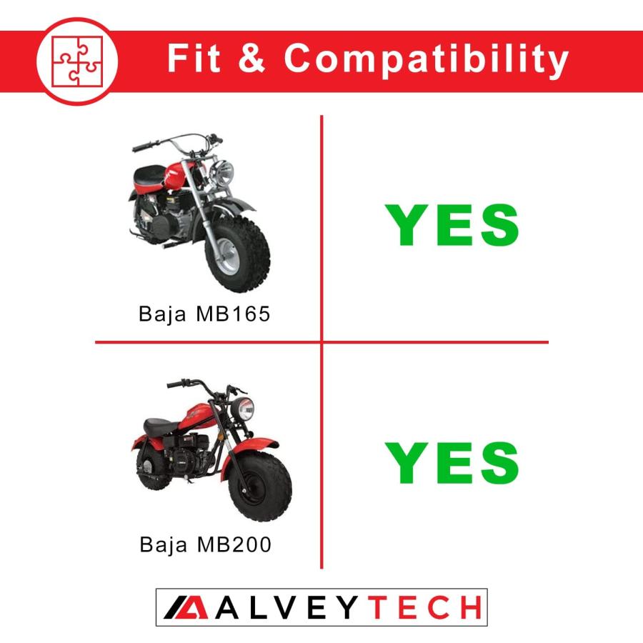 【並行輸入品】AlveyTech キックスタンドスプリング Baja MB165 \u0026 MB200 ミニバイク用　_5
