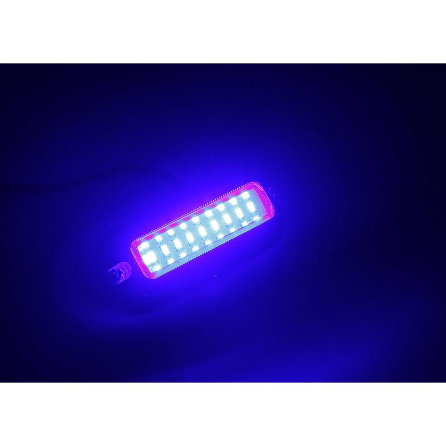【並行輸入品】Pactrade Marine Pontoonボート27 LED水中ライト(SS) 316ハウジング、ブルー、2ピースの画像