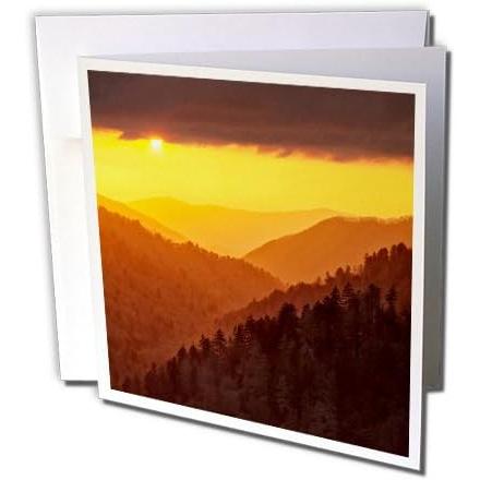 【並行輸入品】Danita Delimont Great Smoky Mountains テネシー州、グレート・スモーキー山脈国立公園。サンセ