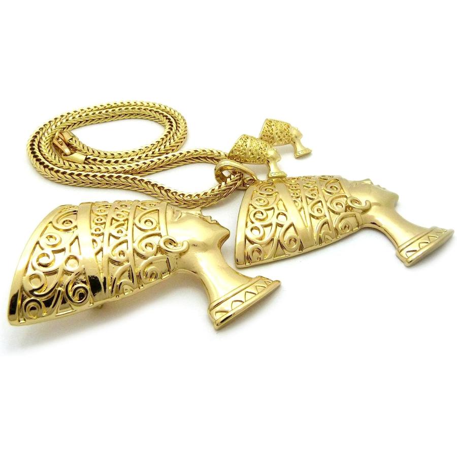 並行輸入品】エジプト ネフェルティティ女王 ペンダント 18インチ