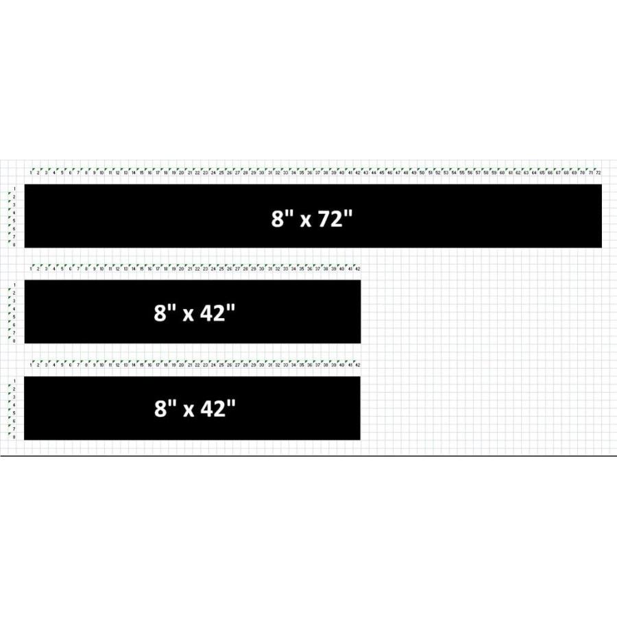 【並行輸入品】Rear Single 8 inch Vinyl Rally Racing Stripes ( Fitsダッジチャレンジャー) PC-Cの画像