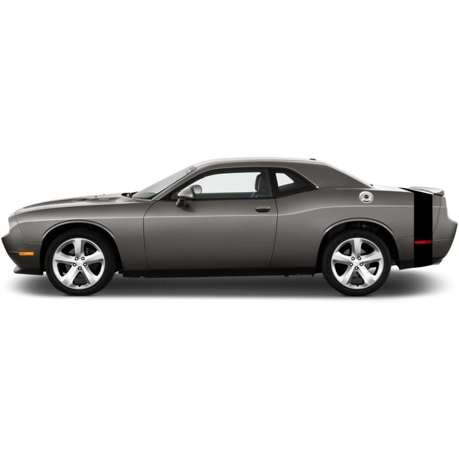 【並行輸入品】Rear Single 8 inch Vinyl Rally Racing Stripes ( Fitsダッジチャレンジャー) PC-Cの画像