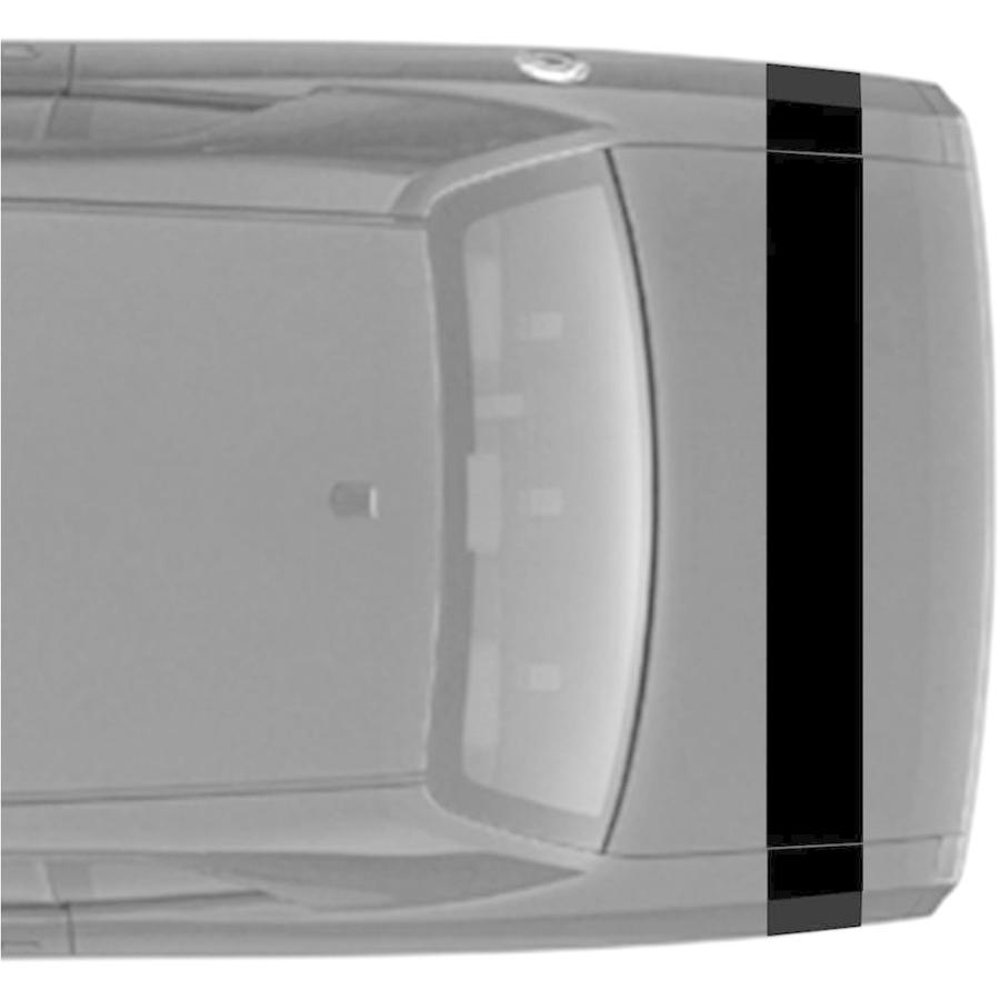 【並行輸入品】Rear Single 8 inch Vinyl Rally Racing Stripes ( Fitsダッジチャレンジャー) PC-Cの画像