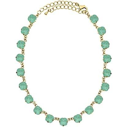 【❄︎ミント❄︎】✳︎SALE✳︎天然エメラルドの華奢ブレスレット 並行輸入品】エメラルドカット太平洋オパールクリスタル