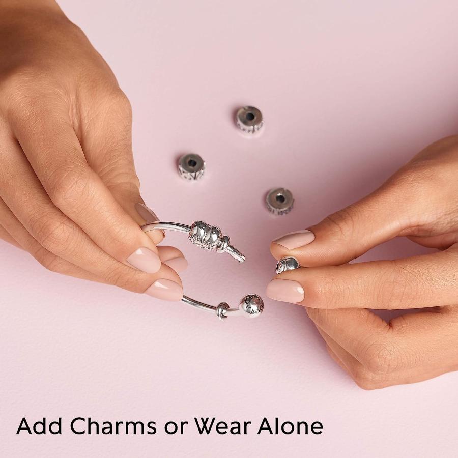 【並行輸入品】PANDORA 596477 オープンバングルブレスレットの画像