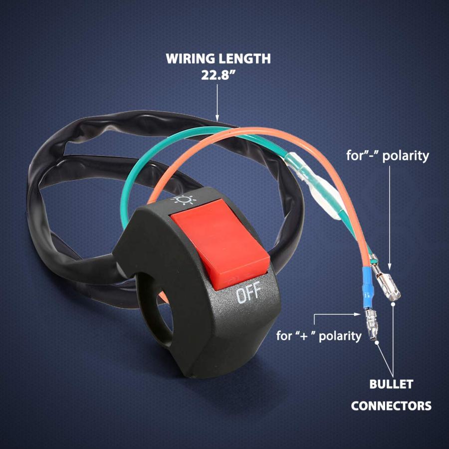 【並行輸入品】CREE LEDオートバイのスポット運転フォグライトBmwスポットライトブラック(Pack of 2 ) MOSHbar01の画像