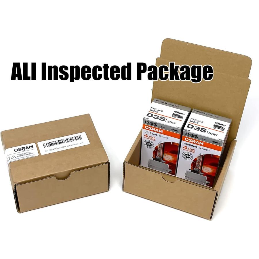 OSRAM XENARC D3S HID Xenon Headlight bulbs 66340 Pack of 2