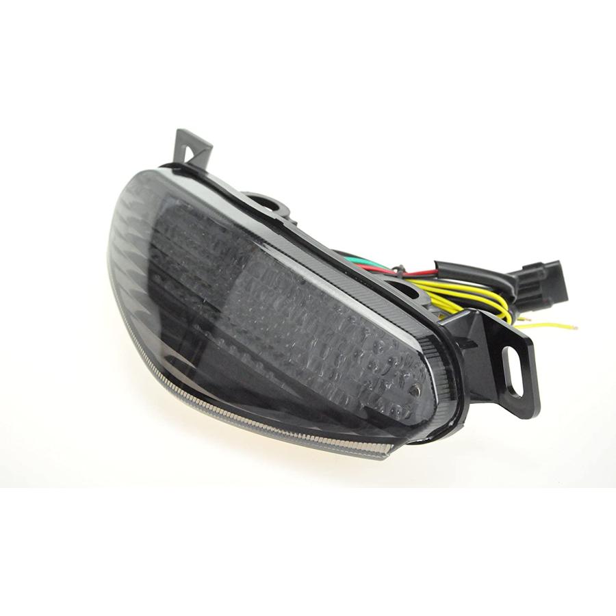 【並行輸入品】Smoke Lens Motorcycle Led Taillights Brake Tail Light with Integrate