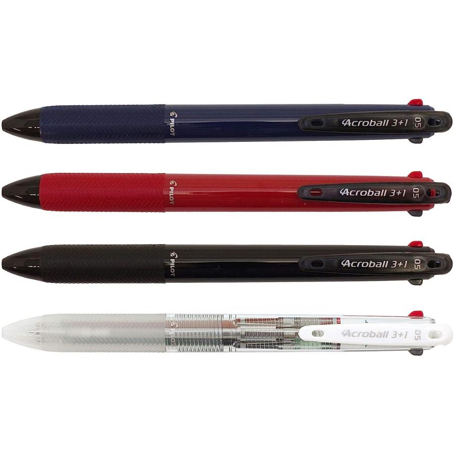 多機能ペン アクロボール3+1 3色ボールペン(黒・赤・青) 0.5mm+シャープ【ブラック】 BK　並行輸入品｜dep-dreamfactory｜04