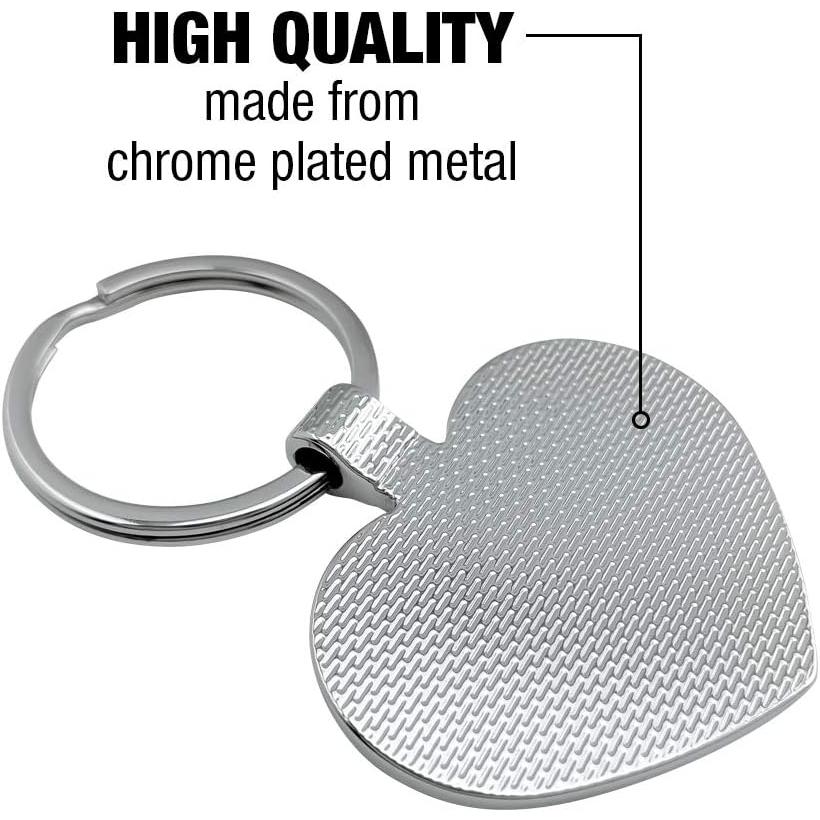 ブルドッグメタルキーホルダー シルバー