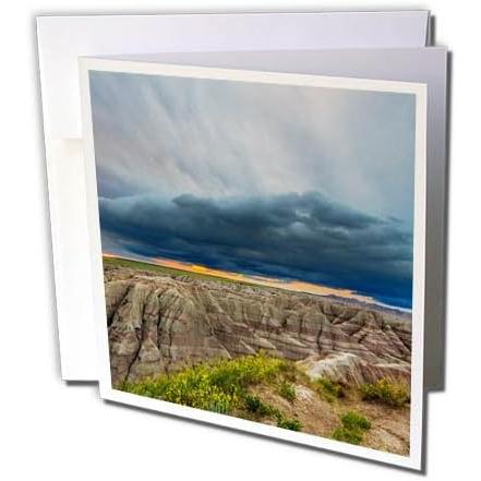 【並行輸入品】3dRose Danita Delimont - Weather - Dramatic storm cloud at sunrise