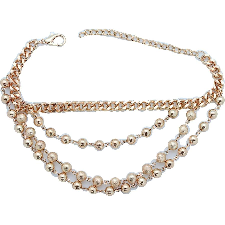 【並行輸入品】TFJ レディースファッションジュエリー ブーツブレスレット シルバーメタルチェーン シューアンクレット ビッグクロスブリングチャーム　