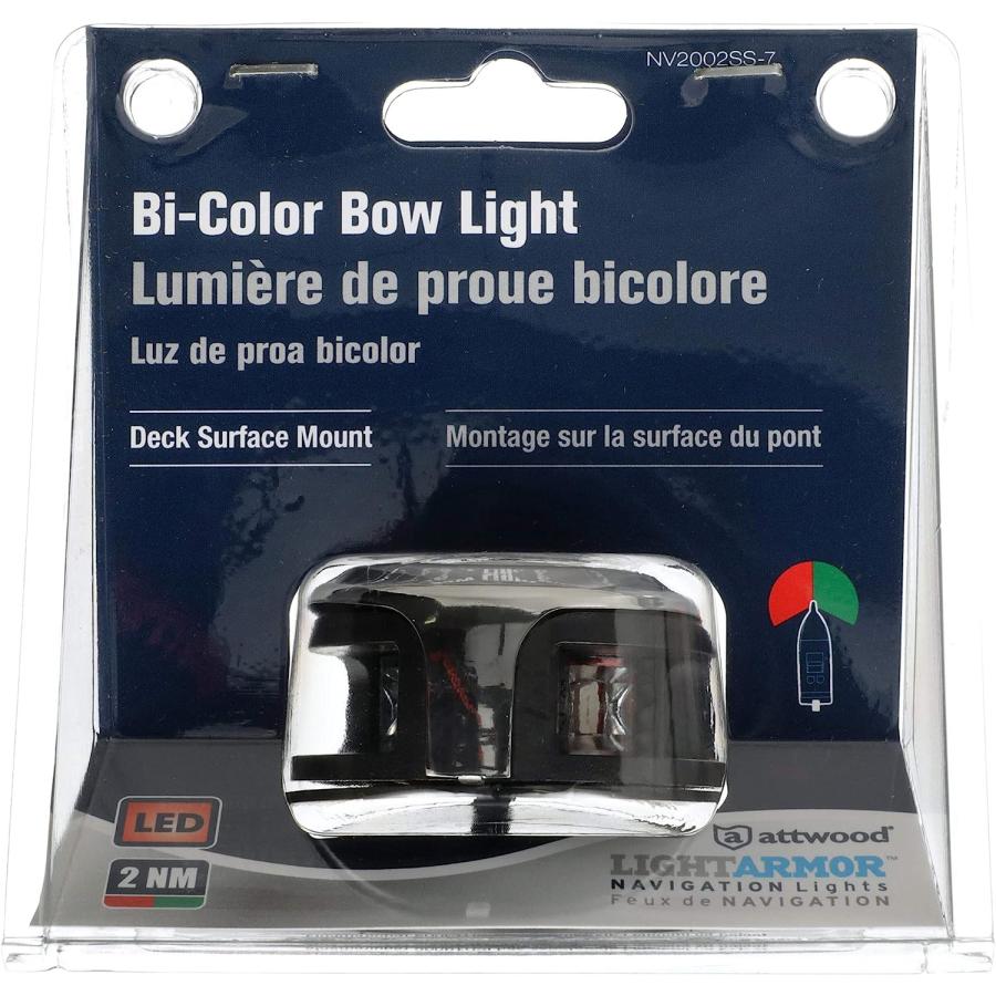 【並行輸入品】Bi-colour Lights - Yes - Black  White ATTWOOD LightArmor Deck Mountの画像
