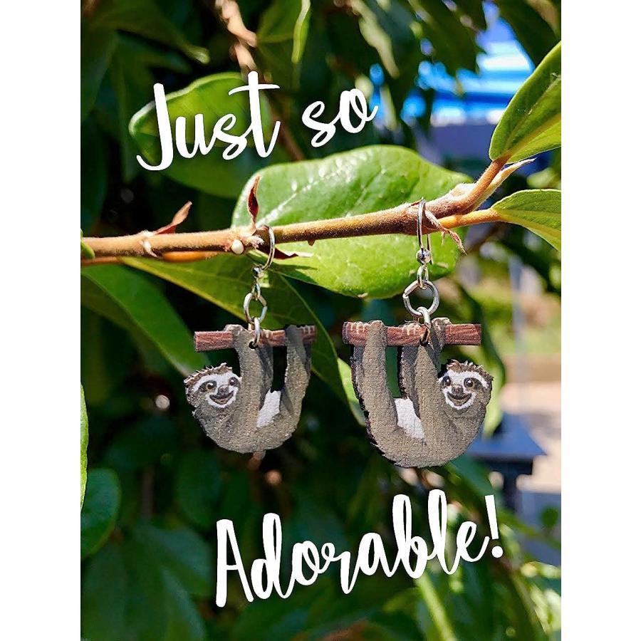 並行輸入品】Green Tree Jewelry ナマケモノピアス ギフトボックス付き