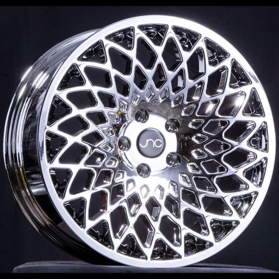 並行輸入品】JNC Wheels - 15inch JNC043 Platinum Rim 4x100-15x8