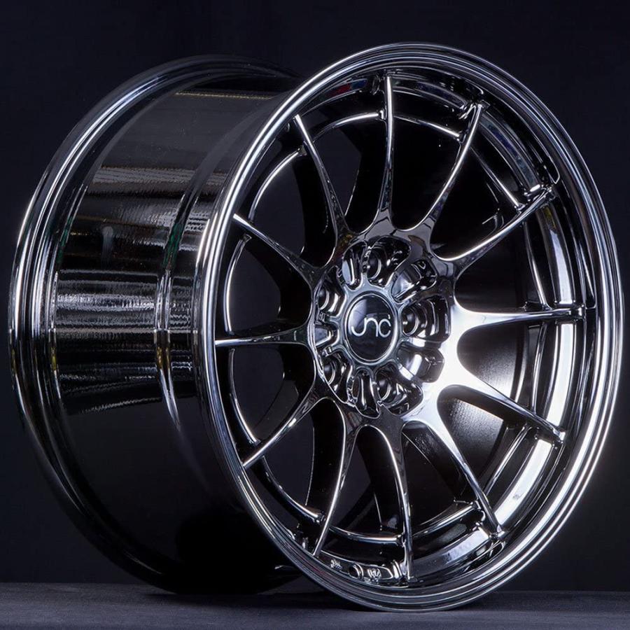 並行輸入品】JNC Wheels - 19inch JNC033 Black Chrome Rim 5x120