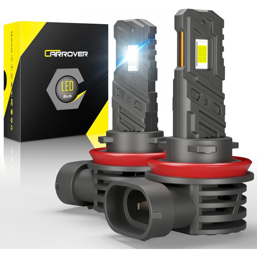 ⭐︎現品限り⭐︎ H11 LED ヘッドライト電球 CAR ROVER 55W 並行輸入品】CAR ROVER H11 LEDヘッドライトバルブ ファン付き 1:1