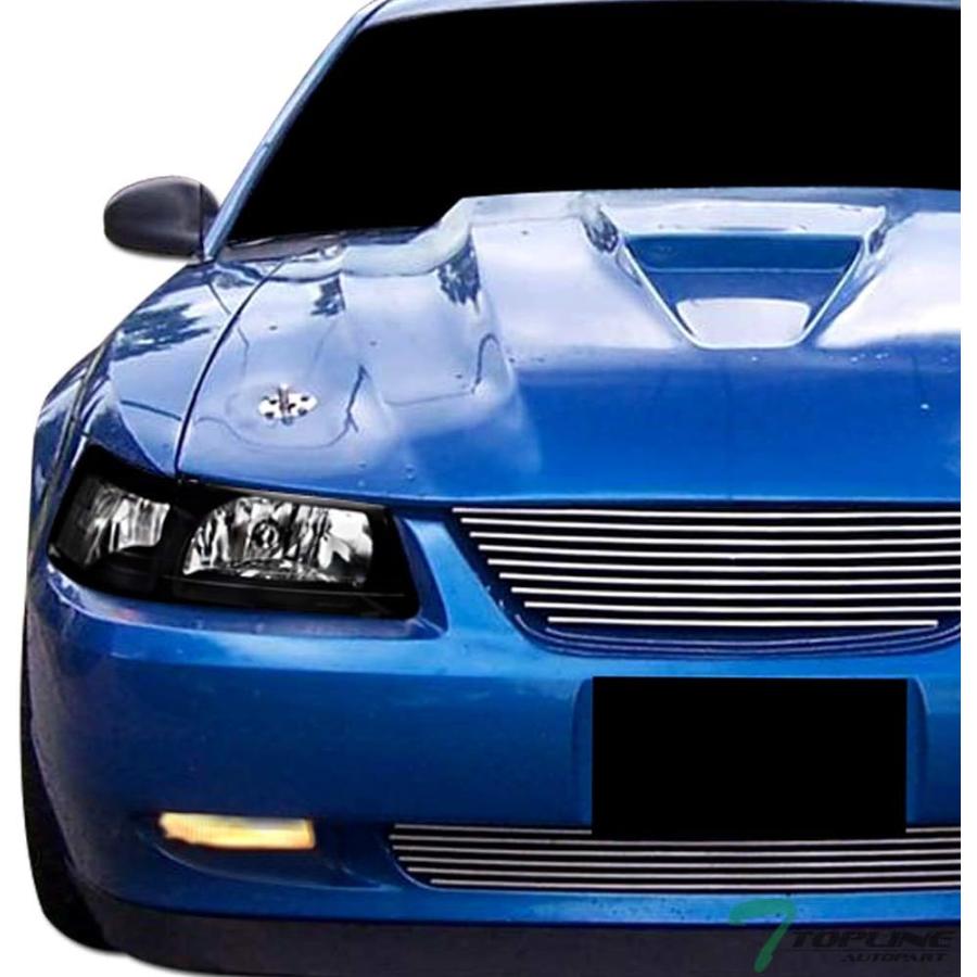 【並行輸入品】Topline Autopart ブラック クリア ハウジング ヘッドライト シグナル NB 99-04 フォード マスタングの画像